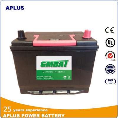 55D26L N50zl 12V60ah Maintenance Free Lead Acid Rechargeable Car Battery